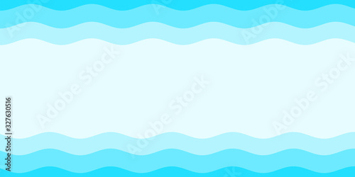Blue white color wave pattern texture background. Use for design summer holiday concept.