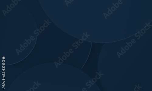 Circles navy blue texture background. Simple modern design use for template cover business concept.