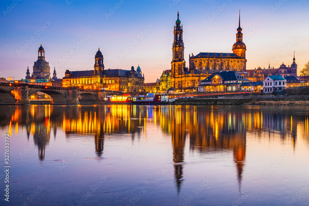 Dresden, Germany - Elbe River in Saxony