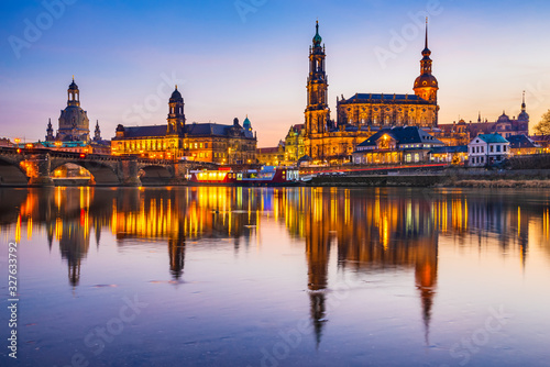 Dresden, Germany - Elbe River in Saxony © ecstk22