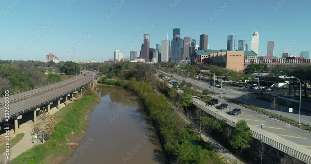 This video is about an aerial of downtown Houston area filmed from the Houston bayou. This video was filmed in 4k for best image quality. This video is about an aerial of downtown Houston area filmed from the Houston bayou. This video was filmed in 4k for best image quality.