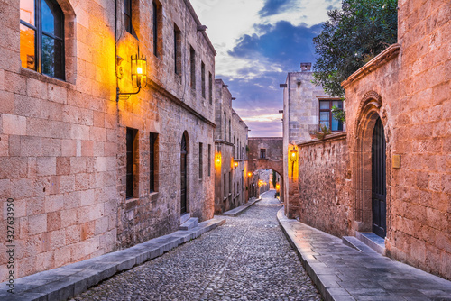 Rhodes, Greece - Avenue of the Knights