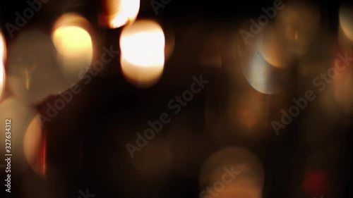 Big and abstract bokeh lights, sparkly and shiny on a background