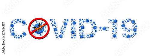Corona virus or COVID-19, new virus from Wuhan, China in 2019. Vector of Corona disease outbreak situation concept.