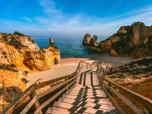 Algarve coast and beaches in Portugal