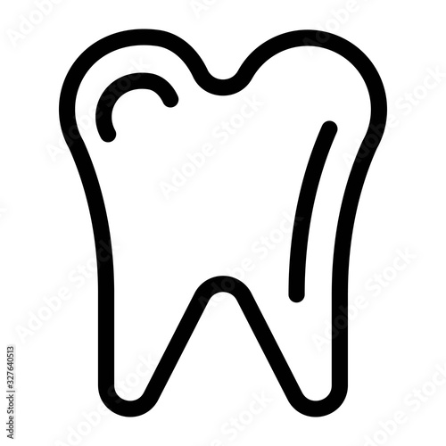 Tooth Icon. Oral care, dental health symbol. Dentistry sign.