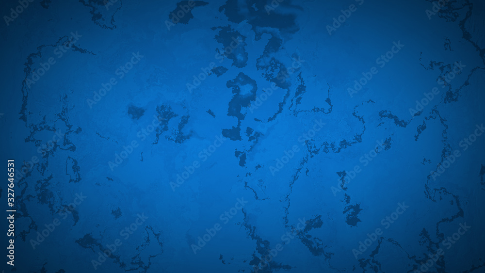 Fototapeta premium Blue dark cement wall texture background.