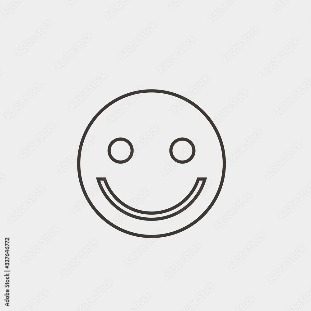 smiley icon vector illustration and symbol for website and graphic design smiley icon vector illustration and symbol for website and graphic design