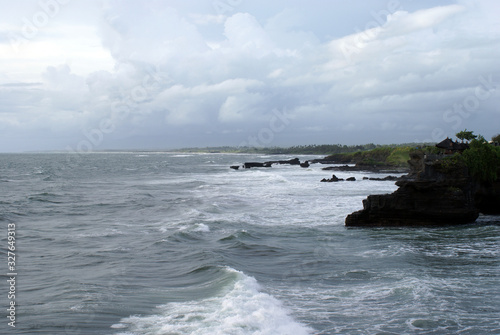 rock in the sea