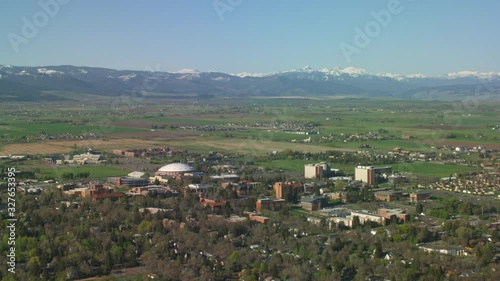 The campus of Montana State University in Bozeman Montana
