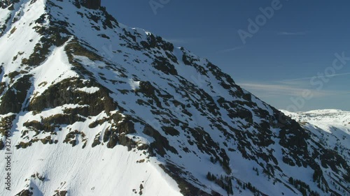 Gallatin mountain Range near Bozeman, Montana photo