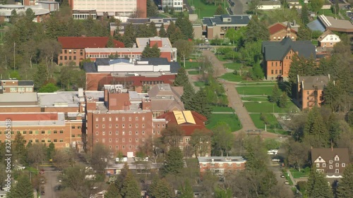 The campus of Montana State University in Bozeman Montana