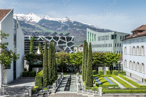 The centre of Vaduz