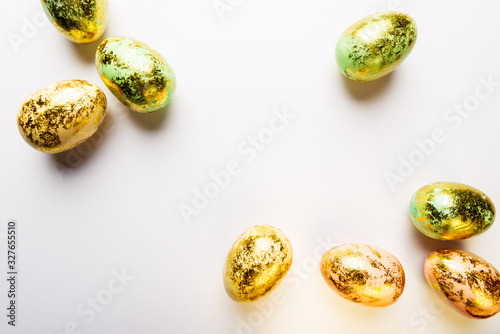 Natural Golden Speckled Easter Eggs