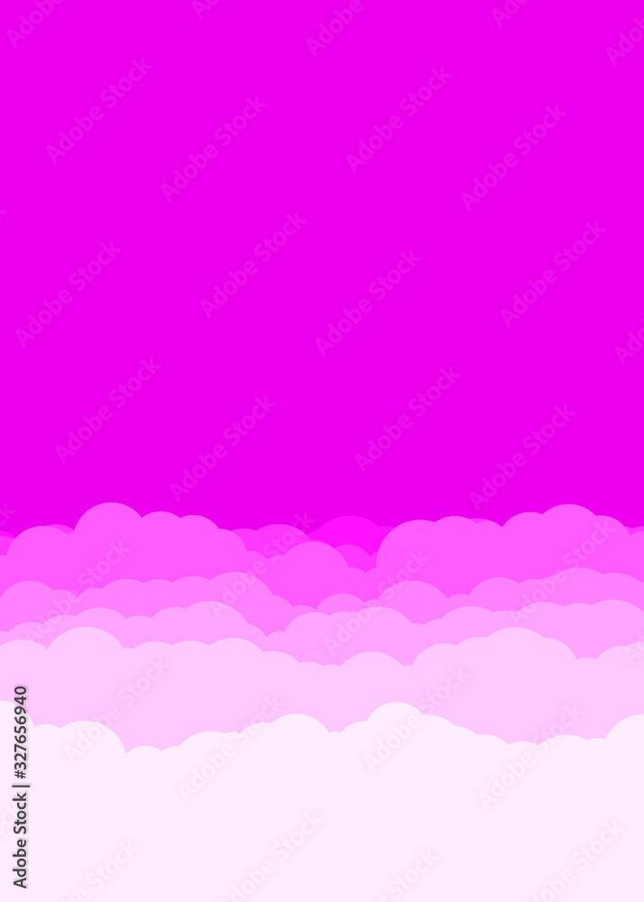 Abstract Color Clouds Sky Generative Art background illustration Abstract Color Clouds Sky Generative Art background illustration