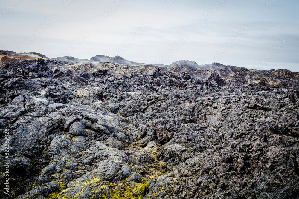 Leirhnjukur Krafla geothermal area, Iceland