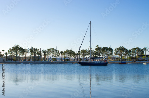 Seaside of Port de Alcudia, Mallorca, Spain