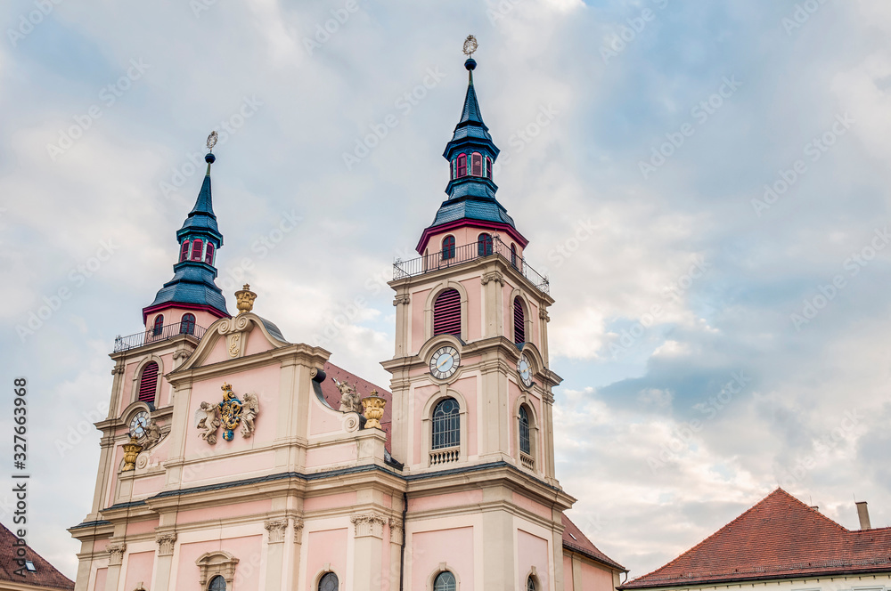 Church at Market Square in Ludwigsburg, Germany