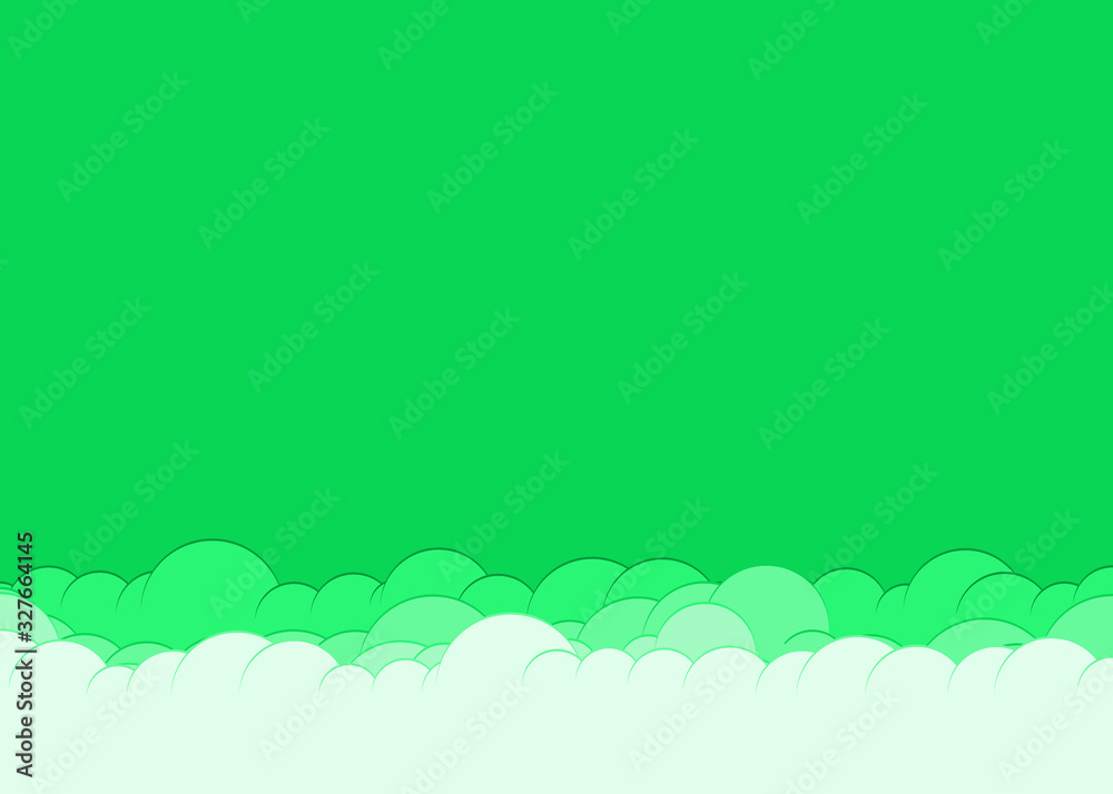Obraz premium Abstract Color Clouds Sky Generative Art background illustration