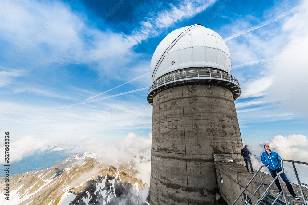 Obraz premium Bernard Lyot telescope in Pic du Midi, France