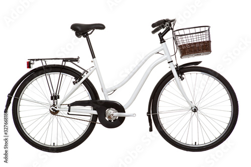 ride bike photographed on super white background to use for sale online