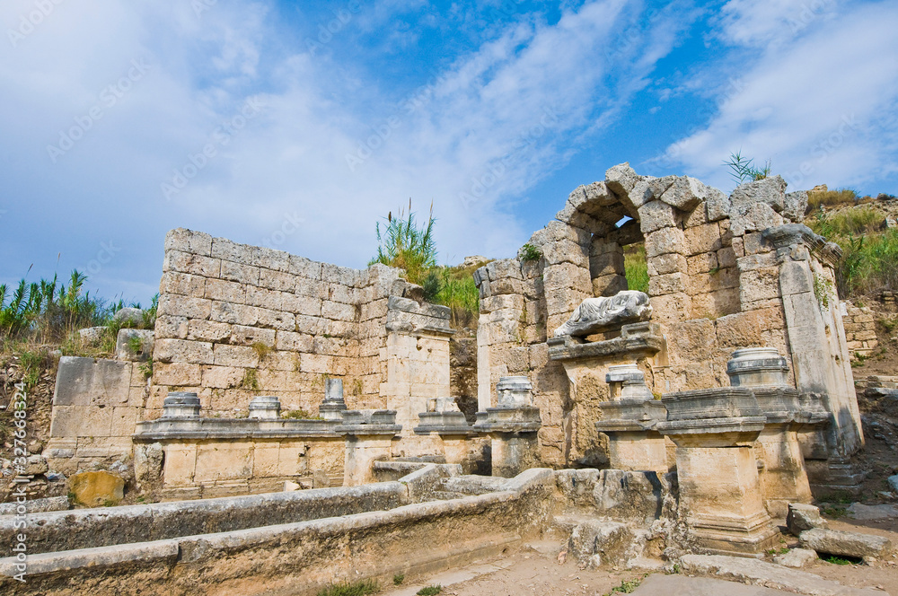 Ancient Perge archaeological site, Turkey