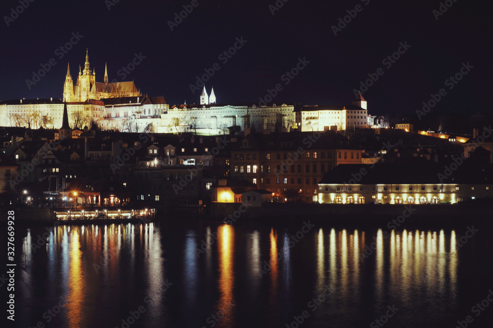 Art of Lights - Night View of Prague Castle