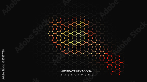 Abstract polygon geometric background