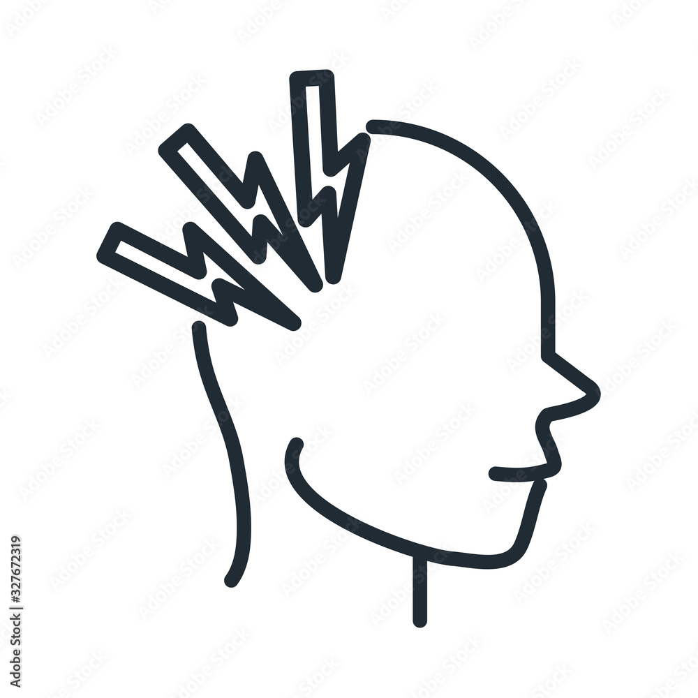 alzheimers disease neurological brain forget disorder line style icon alzheimers disease neurological brain forget disorder line style icon