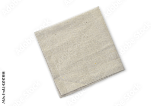 Kitchen towel on white background