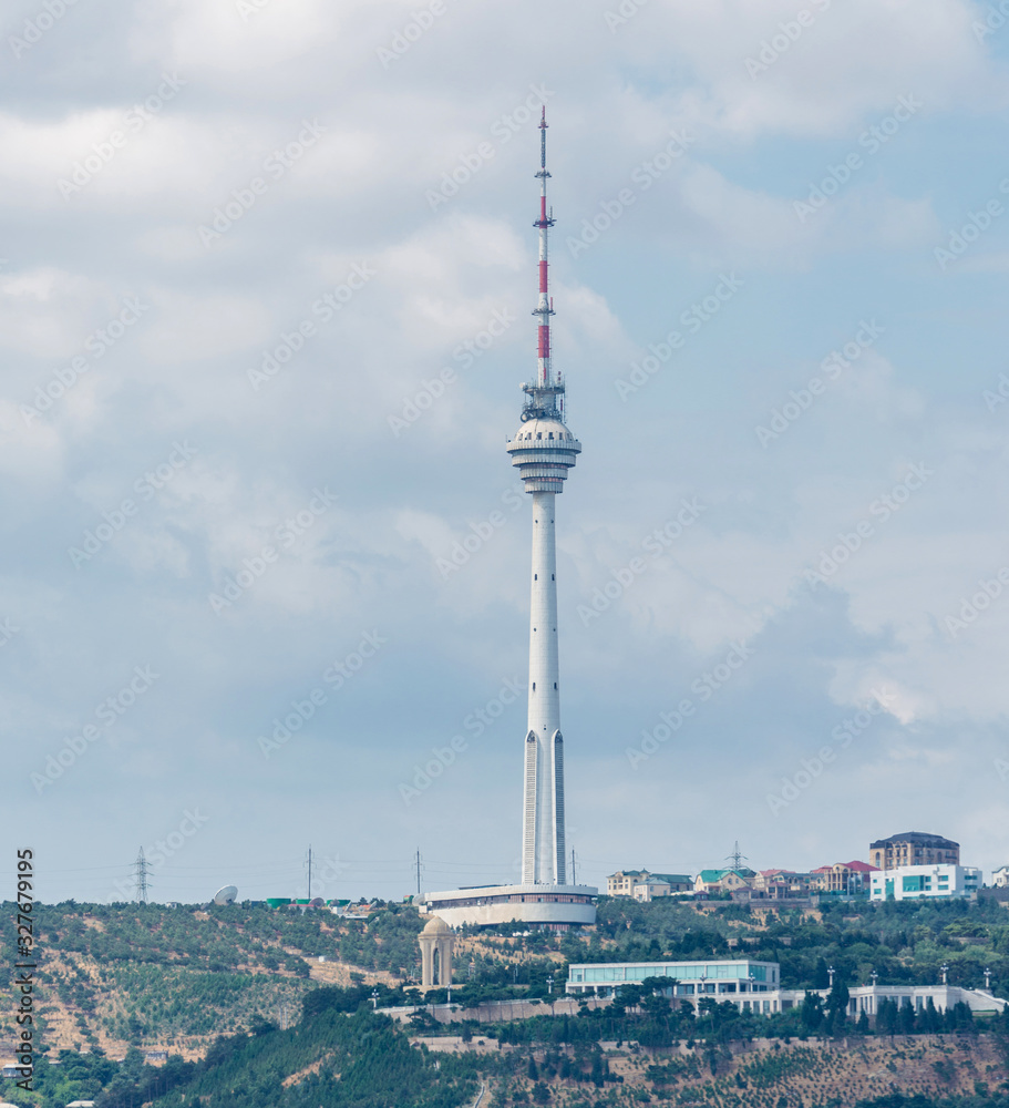 TV tower in Baku Azerbaijan