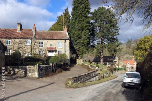 Housing in Lastingham, North Yorkshire. photo