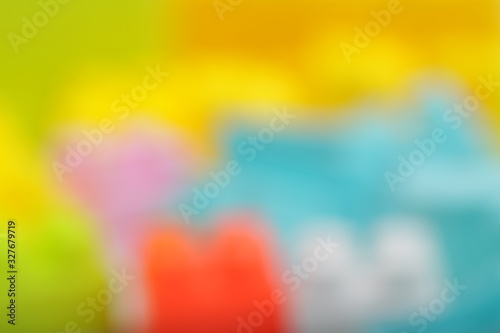 Multi color bokeh abstract background