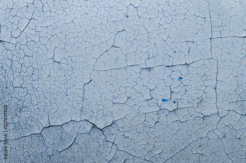 Old painted wall with cracked paint Old painted wall with cracked paint