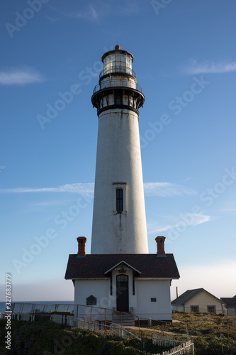 lighthouse at sunset