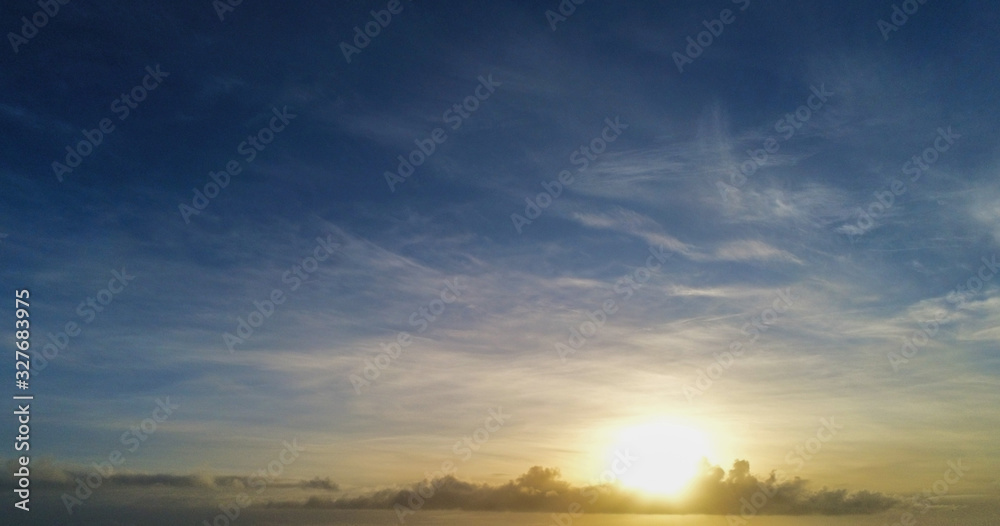 Blue cloudy sky, Abstract nature background. Blue cloudy sky, Abstract nature background.