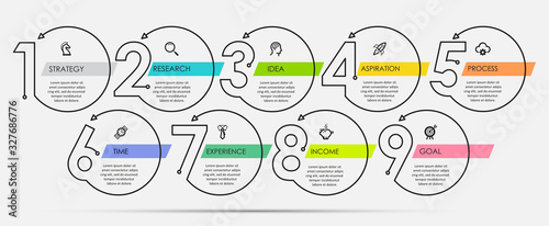Vector infographic template