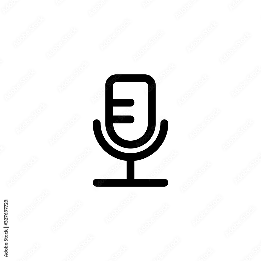 Vector illustration, mic icon design Vector illustration, mic icon design