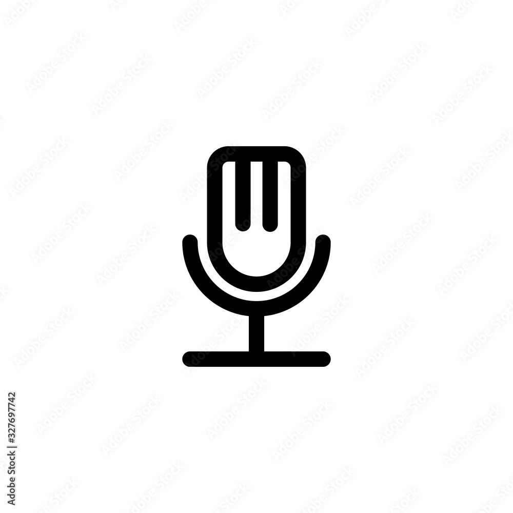 Vector illustration, mic icon design Vector illustration, mic icon design