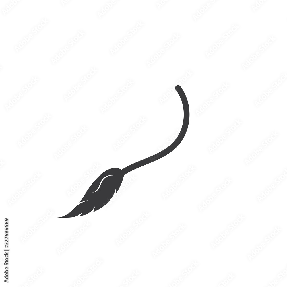wizard broom vector icon illustration design wizard broom vector icon illustration design