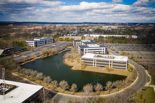 Aerial View of Princeton and Plainsboro New Jersey photo