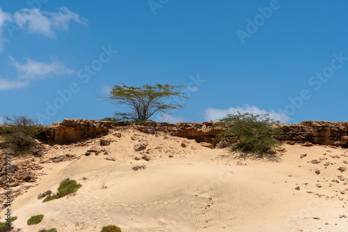 sand dunes in the desert of Boa Vista, Cape Verde © Georgios Karkavitsas
