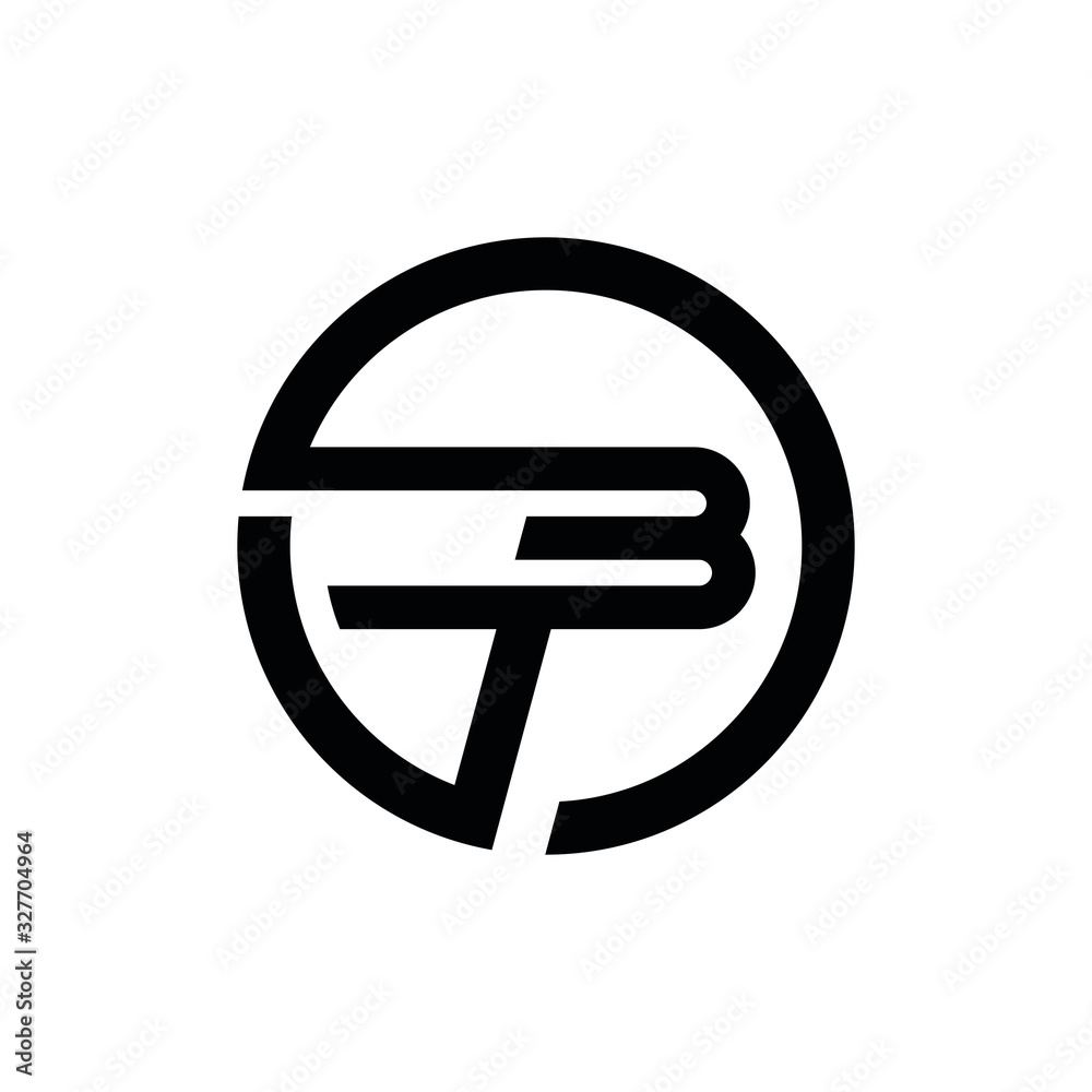 BT B T letter logo design vector BT B T letter logo design vector