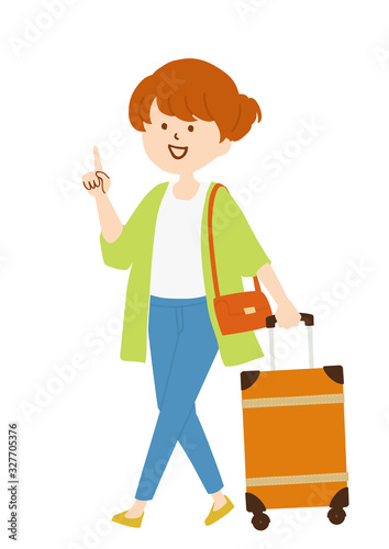 一人旅　女性