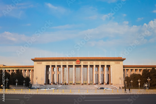 Fotografía Great Hall of People at Tiananmen Square in Beijing, China
