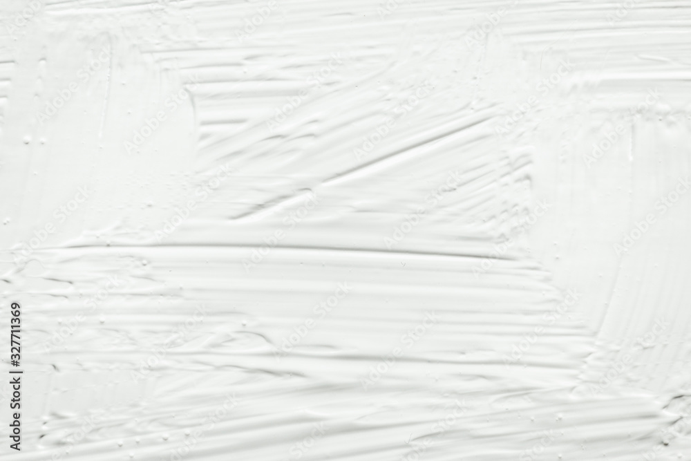Obraz premium White texture background, Abstract brush stroke pattern textured acrylic white painting, White wall