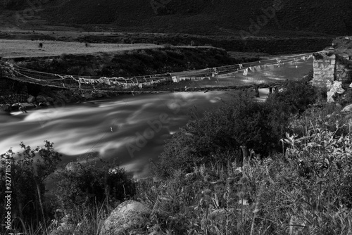 bridge over the river, Tibet