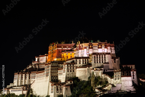 Potala at night