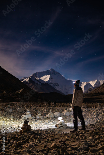 Camping under Everest