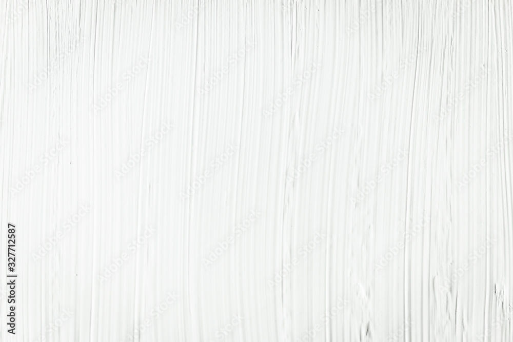 White Background, Minimal Abstract White Background of Brush Strokes Acrylic White Paint